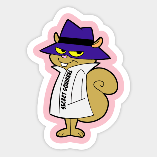 Secret Squirrel Sticker